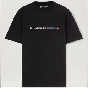 Palm Angels ALL ROADS CLASSIC T-SHIRT. P0001